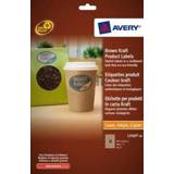 👉 Etiket bruin One Size Produktetiket Avery 63,5x42,3mm 20 vel 18 etiketten per 4004182051764