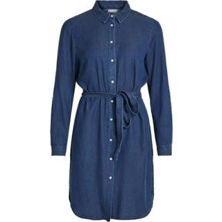 👉 Riem vrouwen blauw Vibista Denim Belt Dress / SU