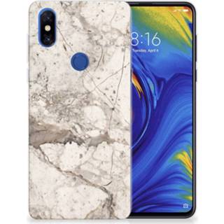 👉 Siliconen hoesje beige marmer Xiaomi Mi Mix 3 TPU 8720215917666