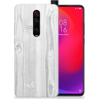 👉 Bumper hoesje wit Xiaomi Mi 9T Pro | Redmi K20 White Wood 8720215957549