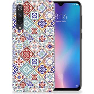 👉 Siliconen hoesje Xiaomi Mi 9 SE TPU Tiles Color 8720215983494