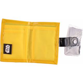 👉 Portemonnee geel kunststof One Size Disney Star Wars 11,5 cm 8003921367650