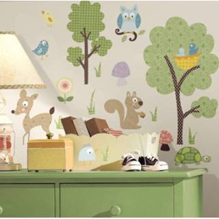 👉 Muur sticker ROOMMATES Muursticker Woodland Animals