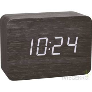 👉 Wekker bruin hout TFA 60.2549.01 Zendergestuurd Hout, Donkerbruin Alarmtijden 1 4009816032799