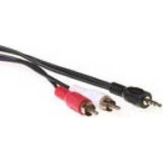 👉 ACT Converter cable 3.5 mm jack male - 2x RCA 8716065209402