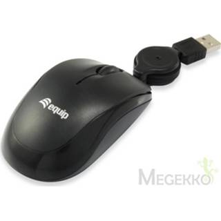 Equip 245103 muis USB Optisch 1000 DPI Ambidextrous 4015867208540