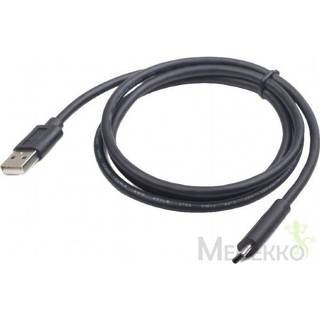 Zwart Cablexpert CC-USB2-AMCM-1M USB-kabel 2.0 USB A C 8716309108706