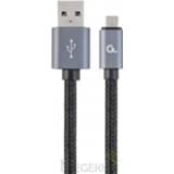 👉 Telefoonkabel zwart Gembird CCB-MUSB2B-AMLM-6 mobiele USB A Lightning 1,8 m 8716309101097