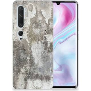 👉 Siliconen hoesje Xiaomi Mi Note 10 Pro TPU Beton Print 8720215091113