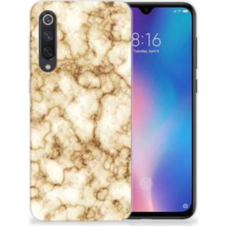 Siliconen hoesje marmer goud Xiaomi Mi 9 SE TPU 8720215113815