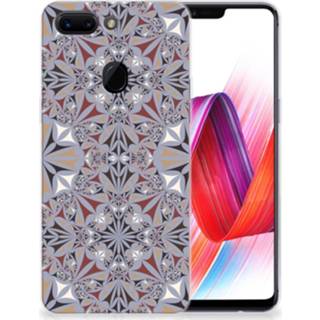 Siliconen hoesje OPPO R15 Pro TPU Flower Tiles 8720215163551