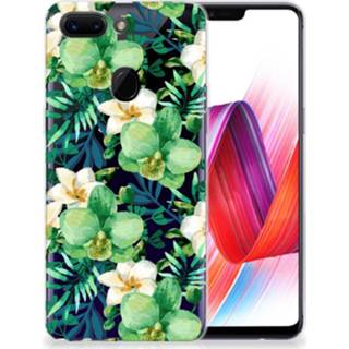 👉 Orchidee groen OPPO R15 Pro TPU Case 8720215180206