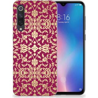 👉 Siliconen hoesje roze Xiaomi Mi 9 SE Barok Pink 8720215219548