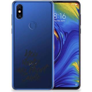 👉 Siliconen hoesje Xiaomi Mi Mix 3 met naam Heart Smile 8720215254679