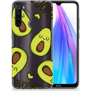 👉 Telefoonhoes Xiaomi Redmi Note 8T Telefoonhoesje met Naam Avocado Singing 8720215265309