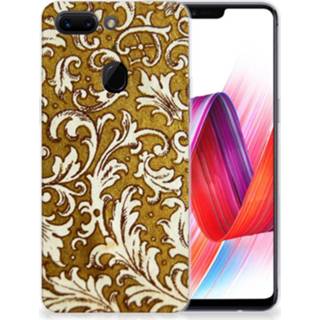 👉 Siliconen hoesje goud OPPO R15 Pro Barok 8720215308815