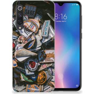 👉 Siliconen hoesje Xiaomi Mi 9 SE met foto Badges 8720215349788