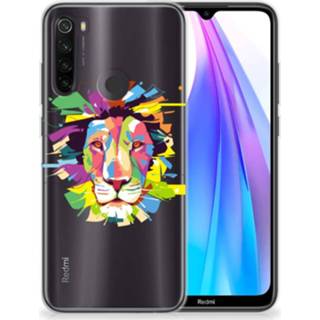 👉 Telefoonhoes Xiaomi Redmi Note 8T Telefoonhoesje met Naam Lion Color 8720215395914