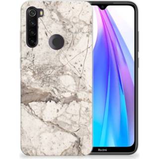 👉 Siliconen hoesje beige marmer Xiaomi Redmi Note 8T TPU 8720215427394