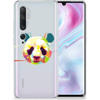 👉 Telefoonhoes Xiaomi Mi Note 10 Pro Telefoonhoesje met Naam Panda Color 8720215485905