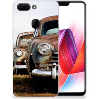 👉 Siliconen hoesje OPPO R15 Pro met foto Vintage Auto 8720215507010