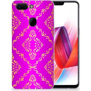 👉 Siliconen hoesje roze OPPO R15 Pro Barok 8720215515619