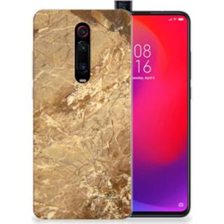 👉 Siliconen hoesje marmer Xiaomi Mi 9T Pro | Redmi K20 TPU Creme 8720215558302