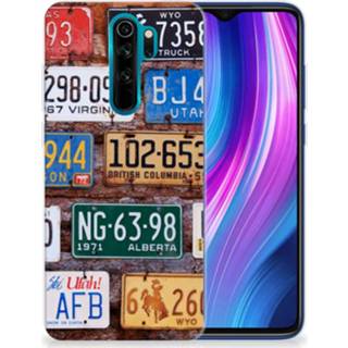 👉 Siliconen hoesje Xiaomi Redmi Note 8 Pro met foto Kentekenplaten 8720215575118