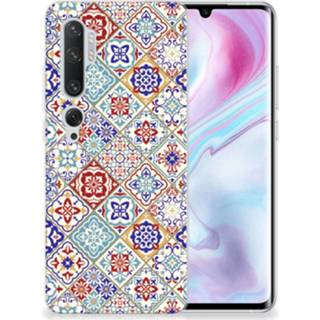 👉 Siliconen hoesje Xiaomi Mi Note 10 Pro TPU Tiles Color 8720215639001