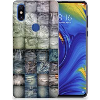 Spijkerbroek silicone Back Cover Xiaomi Mi Mix 3 Spijkerbroeken 8720215640373