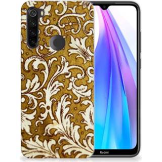 👉 Siliconen hoesje goud Xiaomi Redmi Note 8T Barok 8720215693423