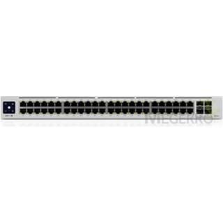 👉 Zilver mannen Ubiquiti Networks UniFi Pro 48-Port PoE Managed L2/L3 Gigabit Ethernet (10/100/1000) 1U Power