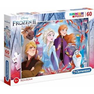 Legpuzzel karton junior multicolor Clementoni Frozen 2 60 stukjes 8005125260584