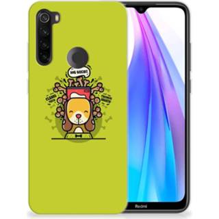 👉 Telefoonhoes Xiaomi Redmi Note 8T Telefoonhoesje met Naam Doggy Biscuit 8720215822649