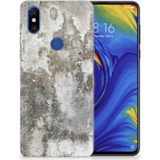 👉 Siliconen hoesje Xiaomi Mi Mix 3 TPU Beton Print 8720215833386