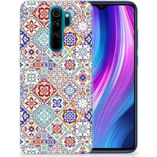 👉 Siliconen hoesje Xiaomi Redmi Note 8 Pro TPU Tiles Color 8720215860252