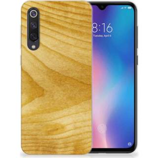 👉 Bumper hoesje hout Xiaomi Mi 9 SE Licht 8720215895308