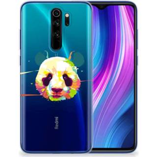 👉 Telefoonhoes Xiaomi Redmi Note 8 Pro Telefoonhoesje met Naam Panda Color 8720215903577