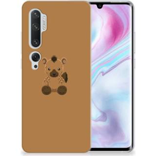 Telefoonhoes baby's Xiaomi Mi Note 10 Pro Telefoonhoesje met Naam Baby Hyena 8720215905250