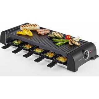 👉 Raclette One Size zwart Korona - Raclette/ gourmet set 10 pers 4053035450605