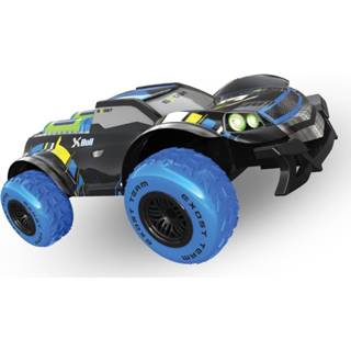 👉 Zwart blauw kunststof One Size Silverlit Exost X-Bull RC auto 1:18 zwart/blauw 4891813202080