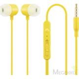 👉 Headphone geel ACME HE21Y In Ear Headphones with Microphone Yellow 4770070880951