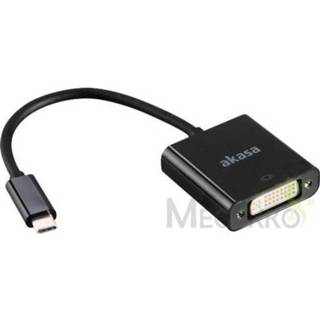 👉 Akasa AK-CBCA09-15BK USB DVI-D Zwart kabeladapter/verloopstukje