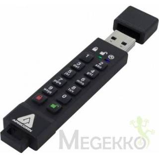 👉 Apricorn 16GB Aegis Secure Key 3z 16GB USB 3.1 (3.1 Gen 2) Type-A Zwart USB flash drive