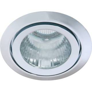 👉 Chroom active Deluna Aluminium-inbouwspot ALU IP 43 vast chroom, 50 W 4028232200193