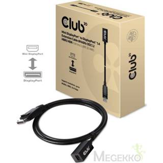 👉 DisplayPort zwart CLUB3D cac-1120 1 m Mini 8719214471446