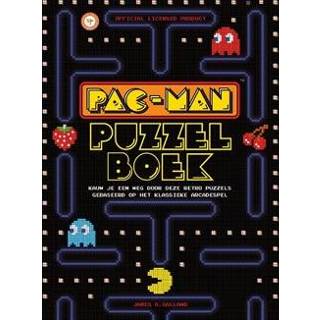 👉 Puzzelboek Pac-Man - Boek James A. Galland (9045325268) 9789045325262