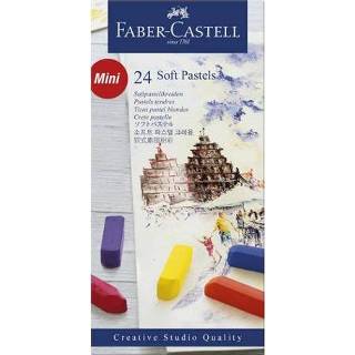 👉 Pastelkrijt active pastelkrijtjes Faber Castell halve lengte 24 stuks 4005401282242