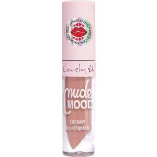 👉 Lippenstift One Size GeenKleur Lovely Nude Mood Creamy liquid lipstick 4 5901801650164