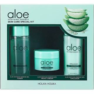 👉 One Size GeenKleur Holika Aloe Soothing Essence Skin Care Special Kit 8806334380588
